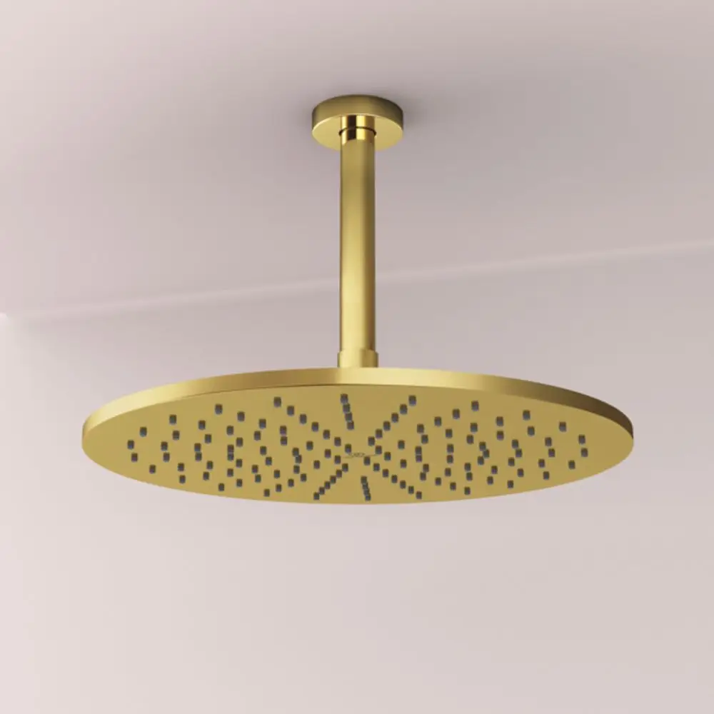 IS-Regenbrause-Idealrain-rund-d300mm-Brushed-Gold-A5803A2 gallery number 6